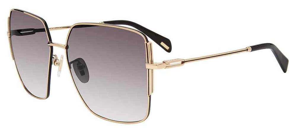 Солнцезащитные очки Police SPLF34 0301 Женские золотисто-серые квадратной формы 57 мм