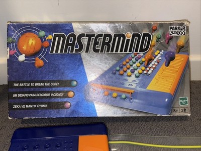 Mastermind Logic Game The Battle To Break The Code Hasbro Vintage 2000 Parker 