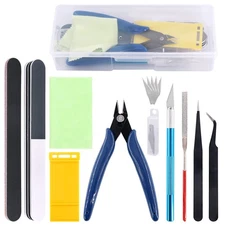 10Pcs Model Tools Kit for Gundam Assembling, Building & Repairing