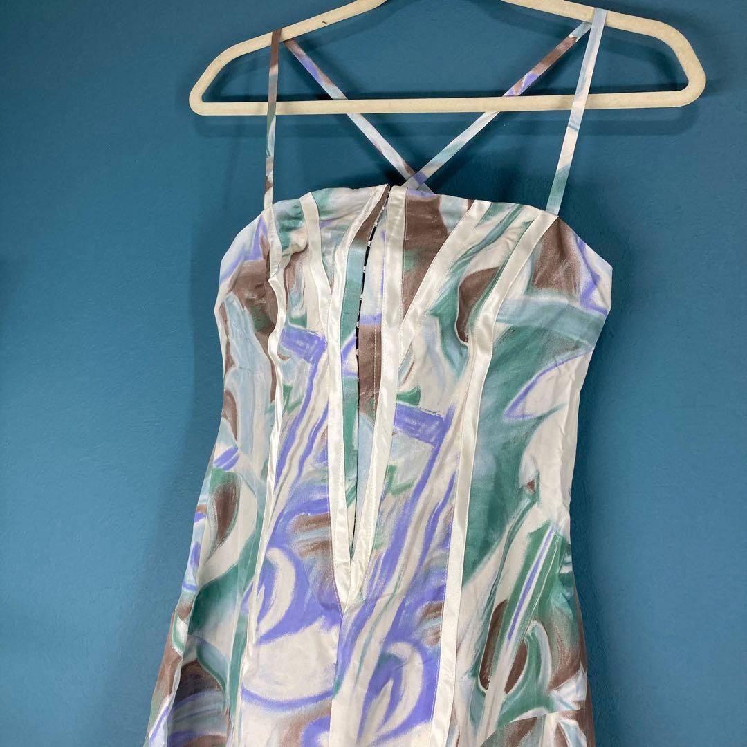 USED [BEAUTIFUL CONDITION] VERSACE DRESS SIZE 40 VERYGOOD thumbnail 2