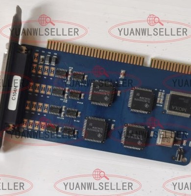 1PCS MOXA C104H ISA 4-port RS232 multi-serial port card used #yr