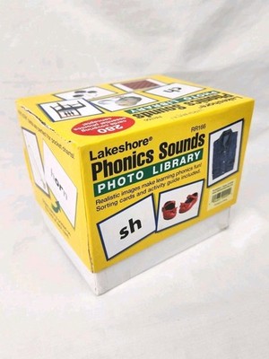 Lakeshore Phonics Sounds Photo Library 280 Cards RR166 Rare HTF