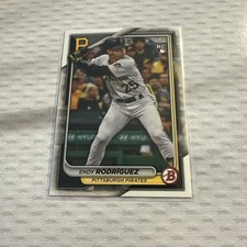 2024 Bowman Rookie #68 Endy Rodriguez Pittsburgh Pirates Baseball Card. rookie card picture