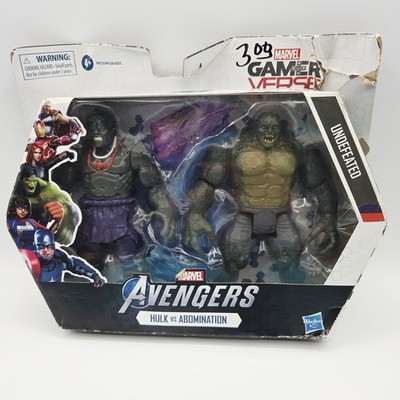 Marvel Avengers Hulk vs Abomination 2 Pack Hasbro Gamerverse Action Figures NIB