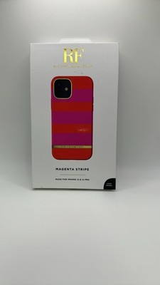RICHMOND & FINCH Handyhülle für iPhone 12/12 Pro Magenta Stripe