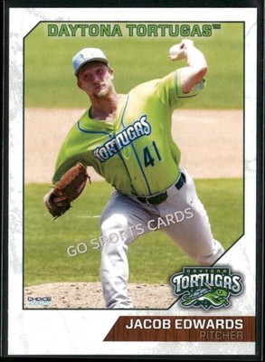 2025 Daytona Tortugas Jacob Edwards RC Rookie Reds Minor League