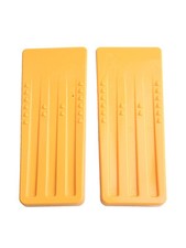 Efficient Tree Cutting Tools 2 Pack of Spiked Felling Wedges for Various Sizes