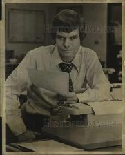 1971 Press Photo Rick Hull at KMOL, Newsman on Channel 4 - sap23923