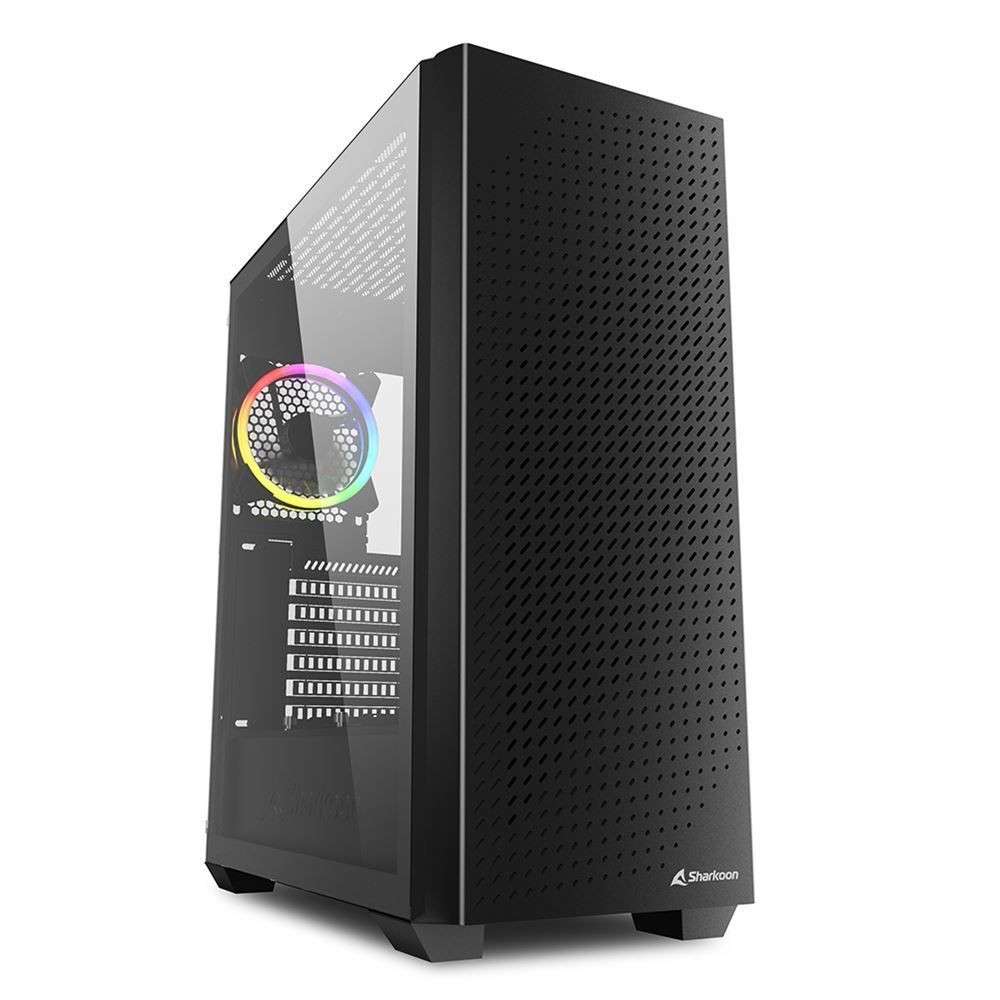 SHARKOON CASE VS9 RGB BLACK - Immagine 4