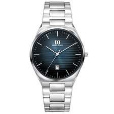 Danish Design IQ98Q1302 50m Blue Silver Quartz Wrist Watch