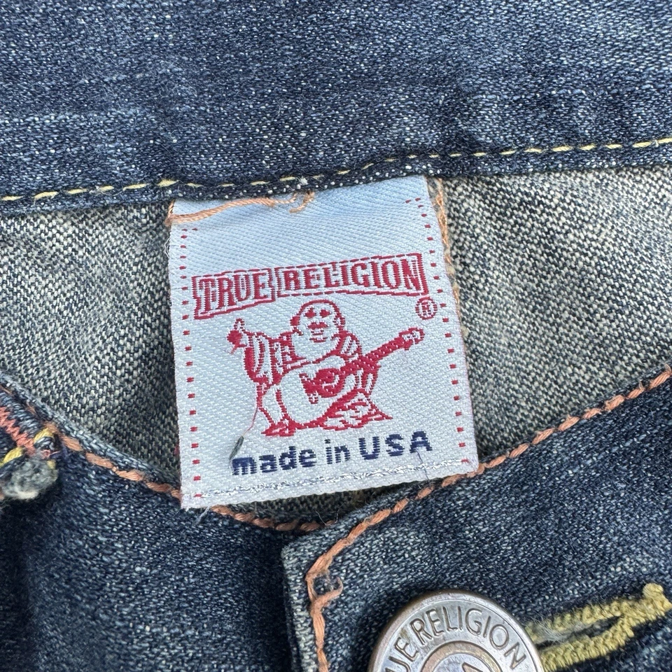 复古 True Religion 比利牛仔裤 32x34 — 第 3/4 张图片