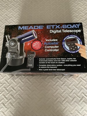 Meade ETX-60 AT Refractor Digital Telescope With Autostar Computer Controller