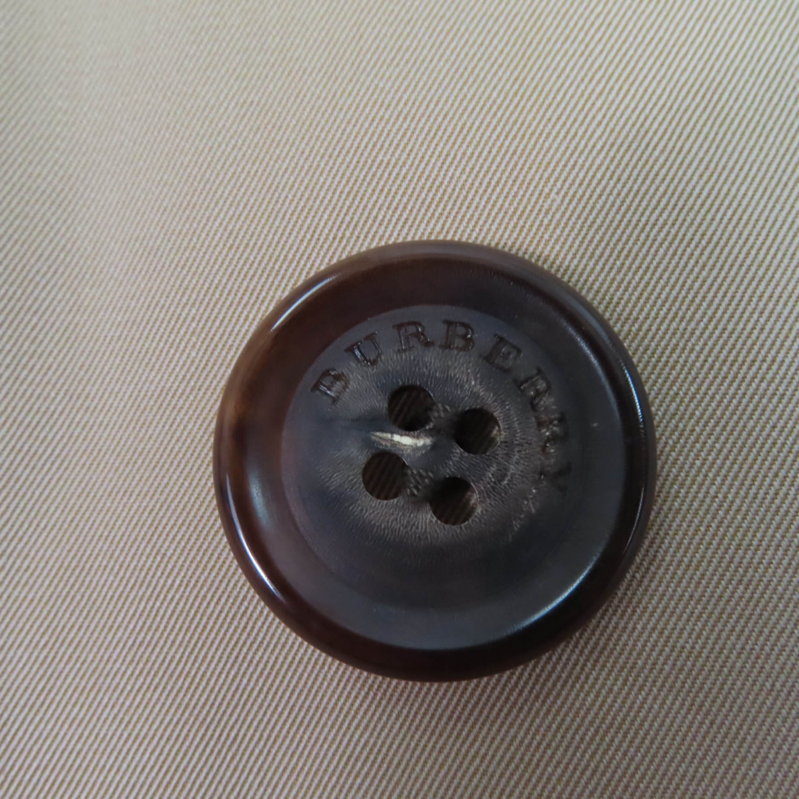 Excellent BURBERRY LONDON trench coat with wool liner beige cotton Women 36 ... thumbnail 7