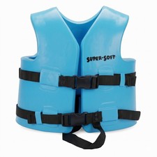 TRC Recreation Super Soft Child Life Jacket Swim Safety Vest, Small, Marina Blue