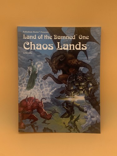 Chaos Lands - Palladium Books Land of the Damned One First Printing 2001 PB