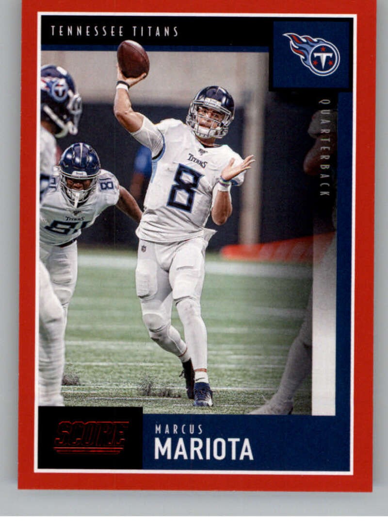 2020 Score RED PARALLEL NFL Football (Fat Pack Exclusive) Pick From List 1-220
