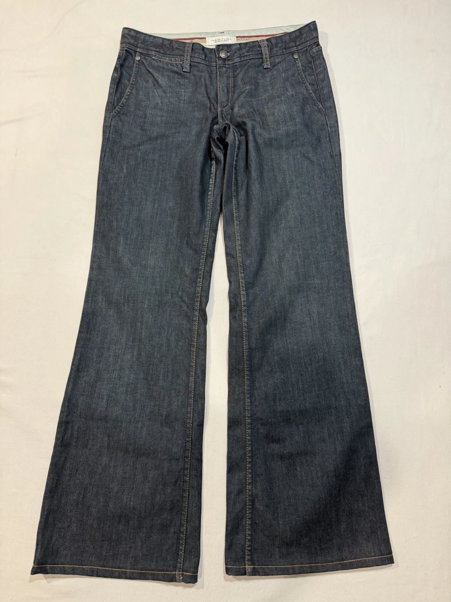 Jean Femme Habitual Taille 25 – Bleu Foncé, Coton, Large, Neuf Avec étiquettes
