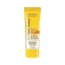 Jovees Sun Zinc Shield SPF 60 PA  Sunscreen For All Skin Types 100g