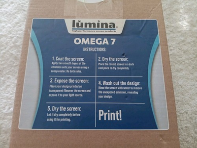 #ad #ad Lumina Omega BLUE Screen Printing Emulsion 28 Oz $19.99