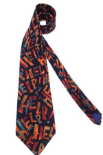 1876  THE BEATLES HELP 1965 MEN'S  TIE 100 SILK  MADE IN USA