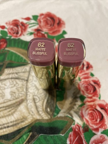 2~Milani Color Statement Lipstick, Matte Blissful 62 Retired New