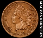1864 Indian Head Cent- Copper Nickel- Extra Fine Semi Key No Reserve #J317