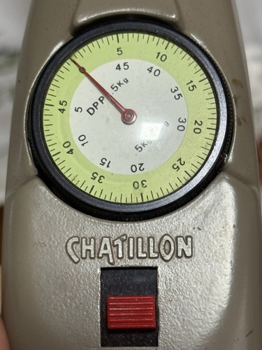 JOHN CHATILLON AND SONS MECHANICAL FORCE GAUGE SCALE IN BOX - Picture 9 of 22