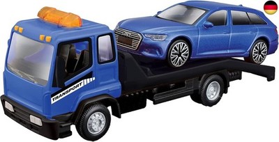 Werkzeugwagen mit Auto Realistisches Werkzeugwagen-Modell im Maßstab 1:43 (zufäl
