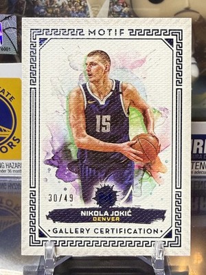 2023-24 Topps Motif #84 Nikola Jokić Ultramarine Blue #/49