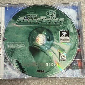 SEGA Sega Bass Fishing Sega Dreamcast NTSC-U/C E VMU Rumble Pack Compatible