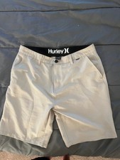 Hurley Mens casual walking shorts beige size 36