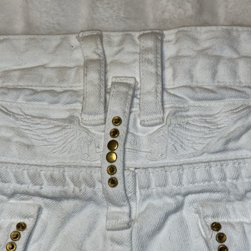 Robin's Jeans Mens Sz 38 Distressed White Embellished 40x35 •Read Description• - Picture 12 of 24