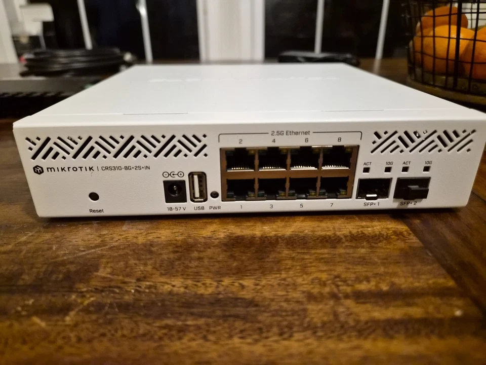 MikroTik CRS310-8G+2S+IN - 8 2.5G Ports - Rack Mountable Ethernet SFP Switch - Image 4 of 4