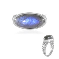 Blauer Maniry Labradorit Sterling Silber Ring