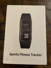 Sealed Fitness Activity Tracker Heart Rate Sport Smart Watch Black