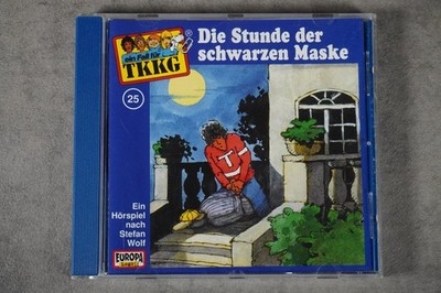 CD: TKKG   Die Stunde der schwarzen Maske, Folge 25, Hörspiel, Altes Cover