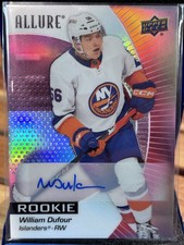 2023-24 Upper Deck Allure - Rookies William Dufour #137 Red Rainbow...