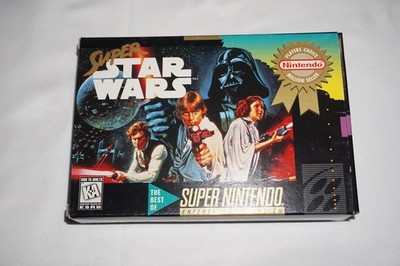 Super Star Wars PC (Super Nintendo SNES) Complete in Box CIB 