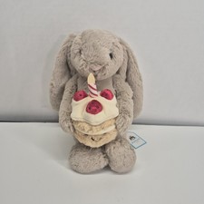 Jellycat 12  Bashful Beige Bunny  Birthday  Plush, NWT