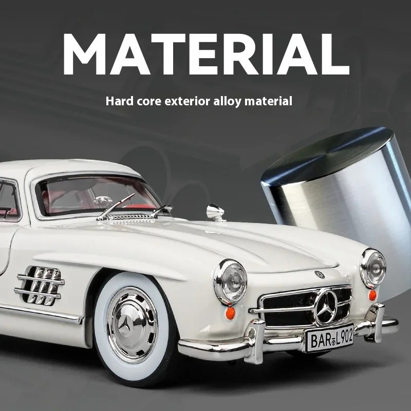 1954 Mercedes Benz 300SL 1:24スケール 1:24 1954 Mercedes‑Benz 300SL Diecast Model Car Vintage Toy Gift w