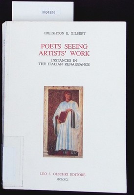 Poets seeing artists' work. Instances in the Italian renaissance. Gilbert, Creig