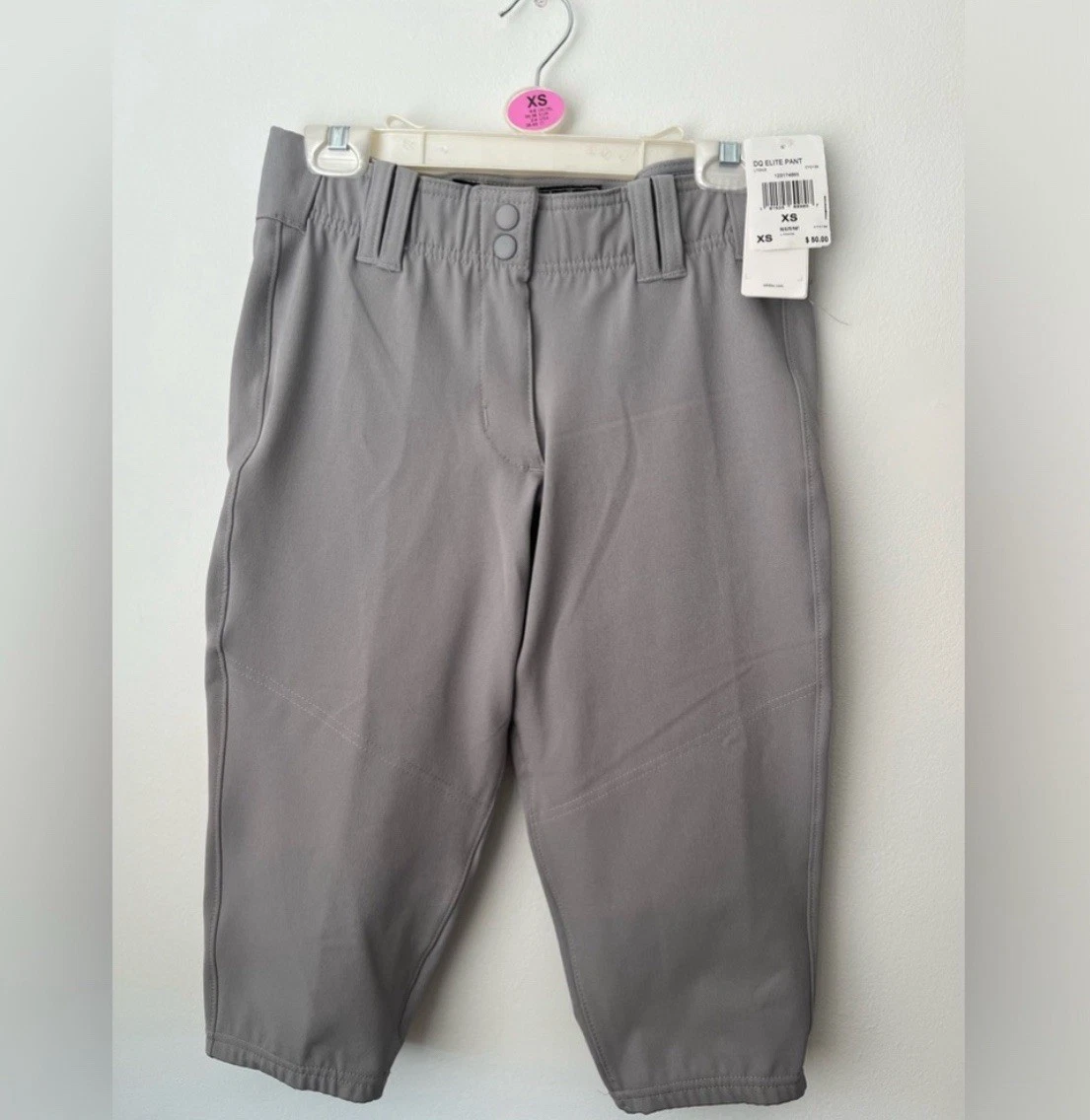 Adidas DQ Elite Knicker Softball Grey Capri Pants