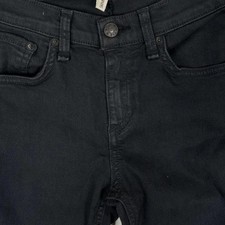 rag & bone Skinny Jeans in Distressed Charcoa...