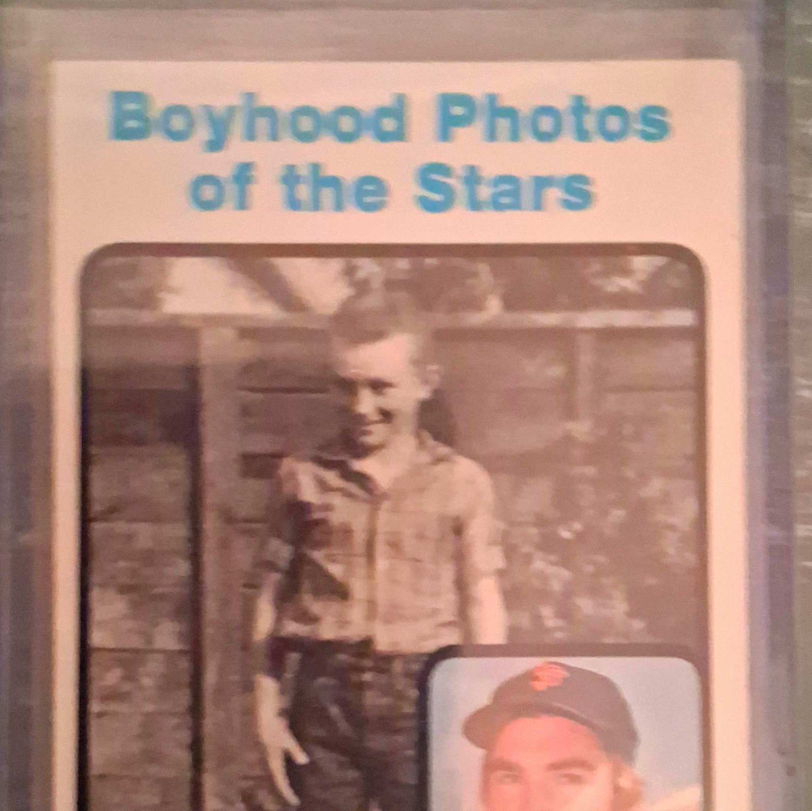 Topps 1973 Boyhood Photos of the Stars Young Chris Speier #345 Giants PSA
