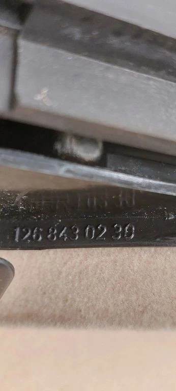 Mercedes-Benz 380 560SEC C126 1990 glove box in trunk 1268430207  - Image 3 of 4