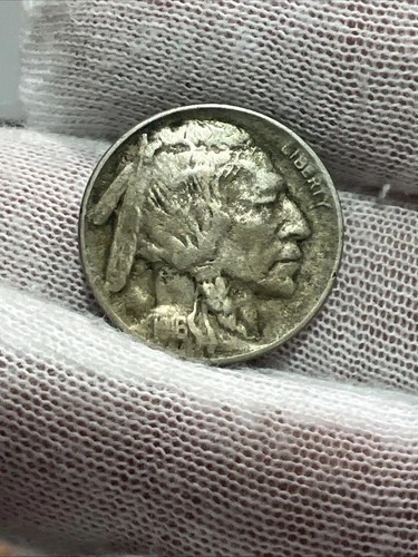 1916 D Full Horn Higher Grade VF/XF Buffalo Nickel -  Better Date US Coin!