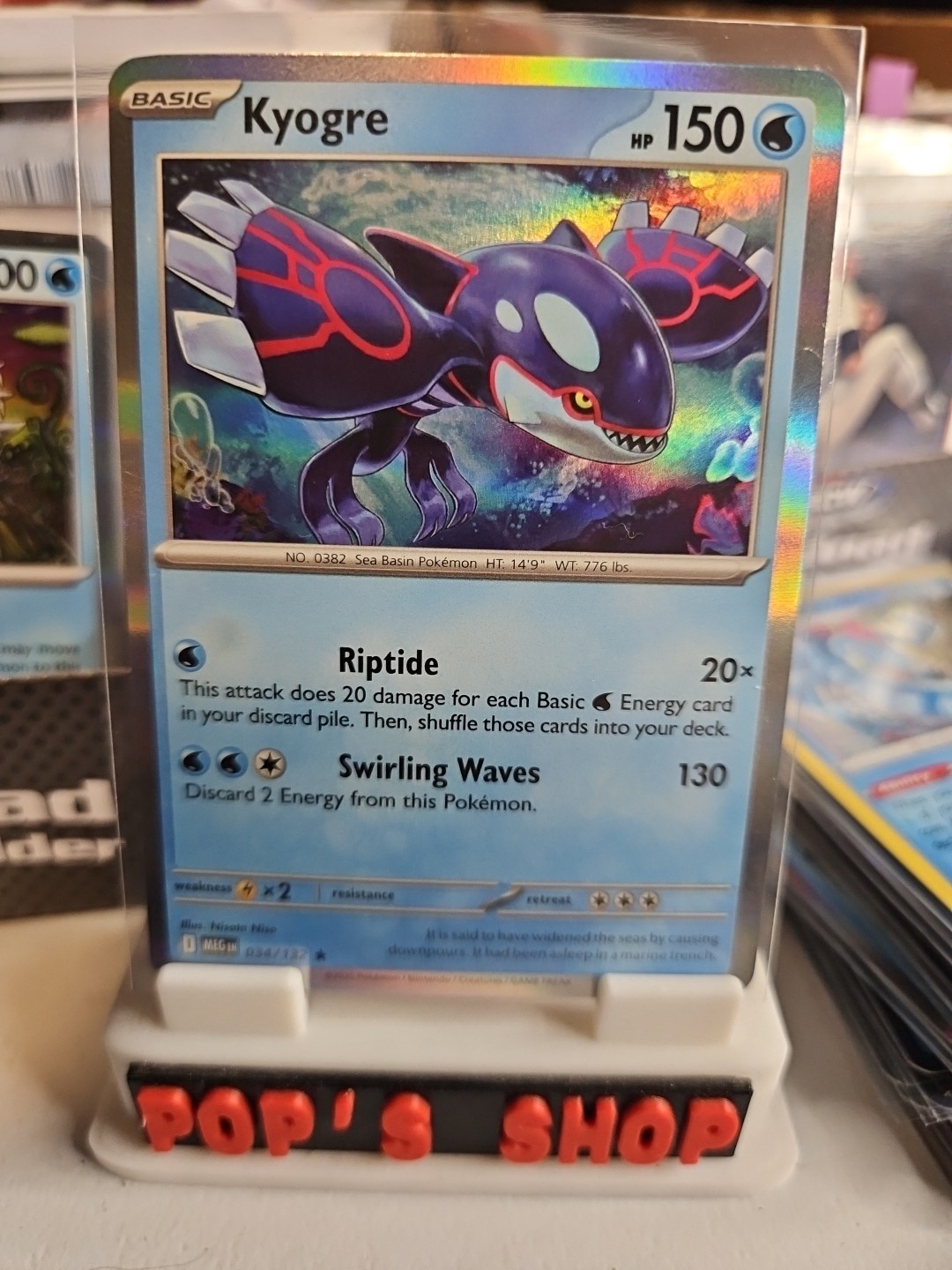 Kyogre 034/132 Me01: Mega Evolution Holo