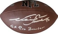 Kansas City Chiefs Neil Smith Signed NFL Football JSA Certified 6X Pro Bowler