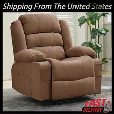 Position Recline Soft Lazy Single Sofa Chair Widen Recliner Chair for Adults