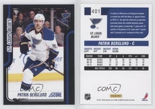 2011-12 Score Black Ice Patrik Berglund #401